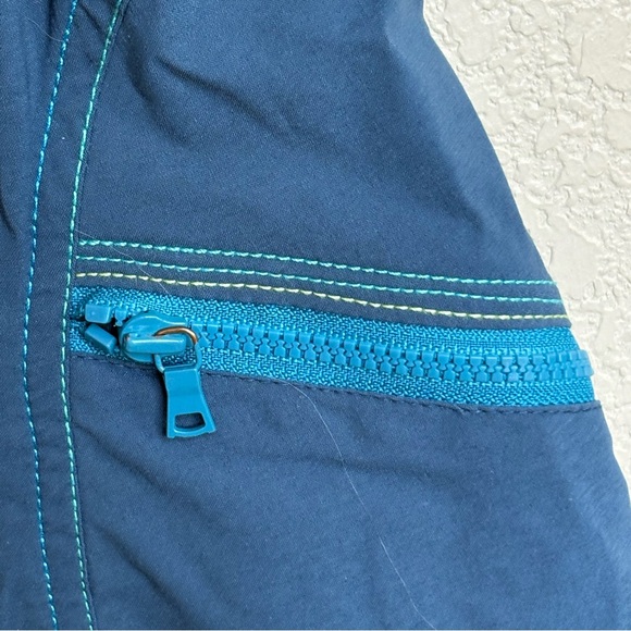 Title Nine Blue Trail Mix Sleeveless Zip Front Athletic Dress XS Outdoor Sports - Picture 5 of 7